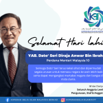 Selamat Hari Lahir YAB. Dato’ Seri Diraja Anwar Bin Ibrahim